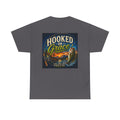 Hooked on Grace Christian Fishing T-Shirt | Faith Based Outdoor Unisex Heavy Cotton Tee