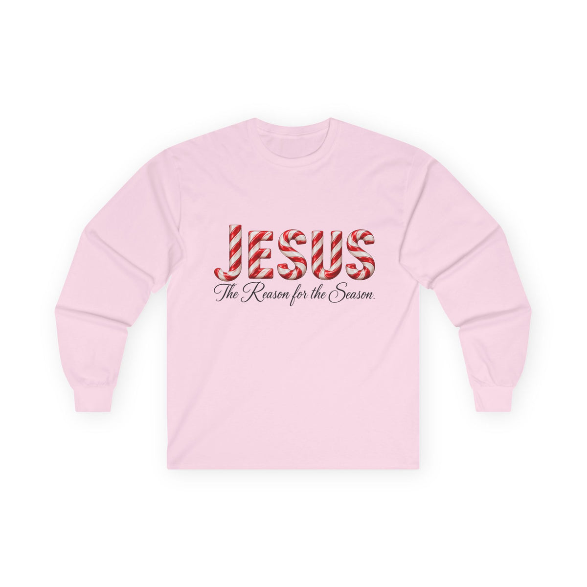 Jesus – The Reason for the Season Christmas Long Sleeve Shirt - Unisex Ultra Cotton Long Sleeve Tee