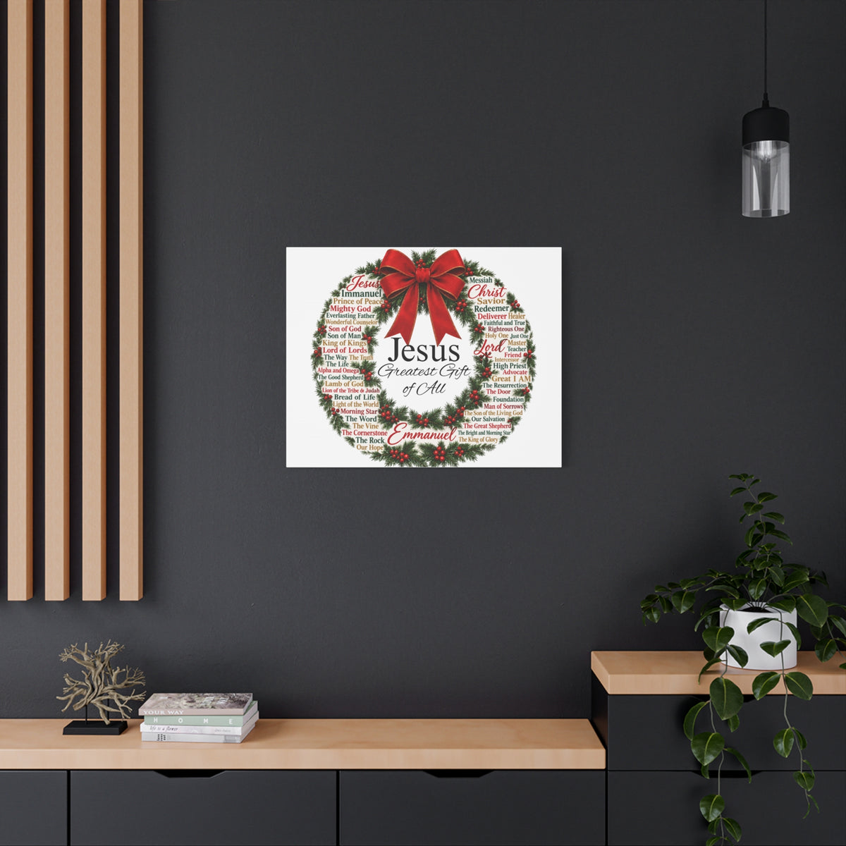Jesus - Greatest Gift of All Canvas, Wall Art