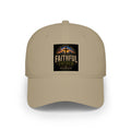 Faithful Father Christian Baseball Cap – Inspirational Dad Hat – Faith Based Low Profile Baseball Cap