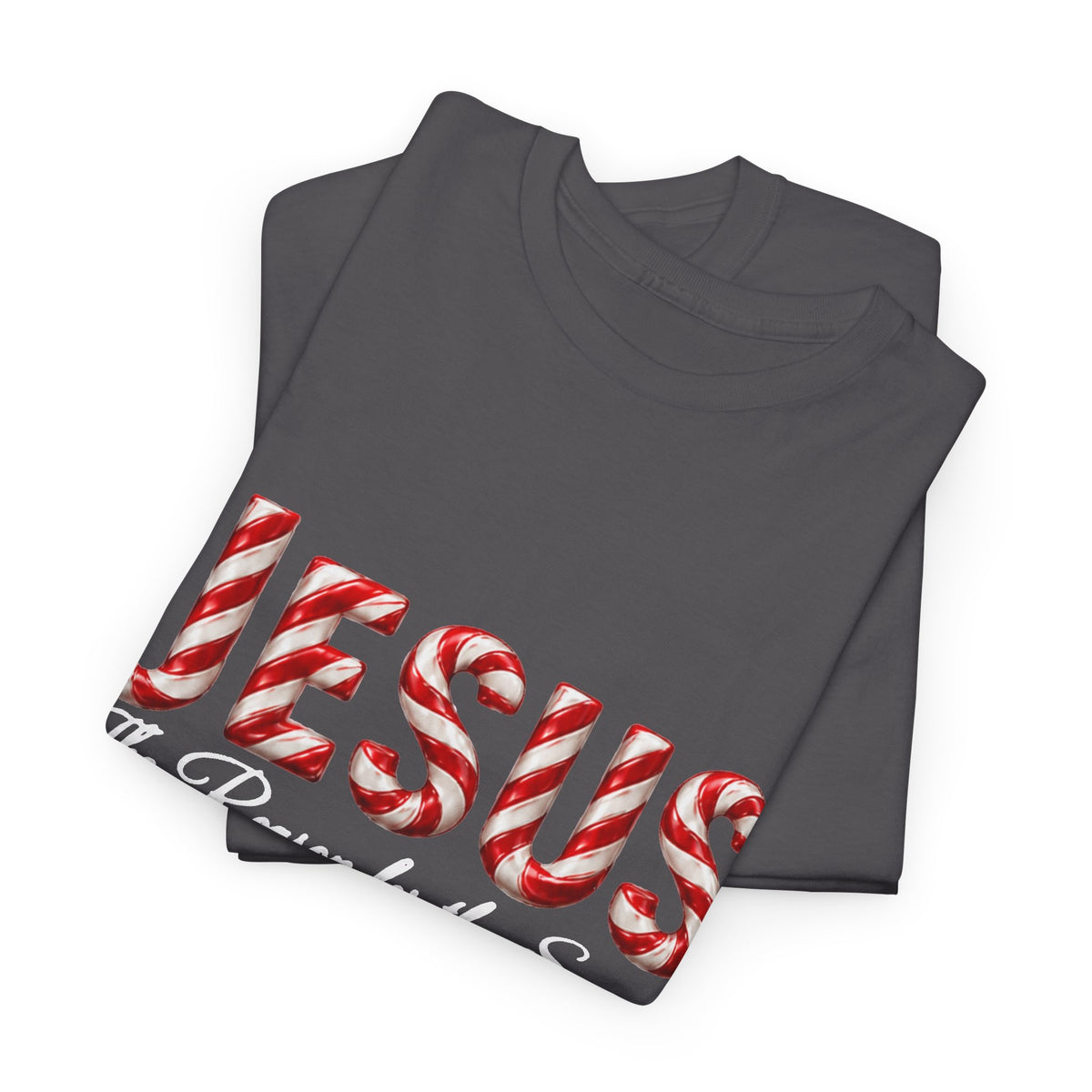 Jesus – The Reason for the Season Christmas T-Shirt | Christian Holiday Shirt Unisex Heavy Cotton Tee