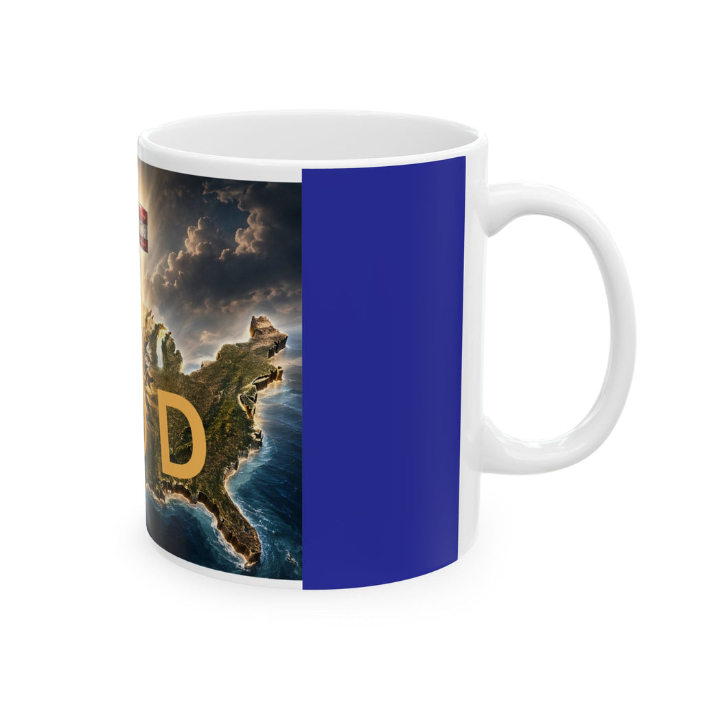 God Over America  Ceramic Mug, (11oz, 15oz)