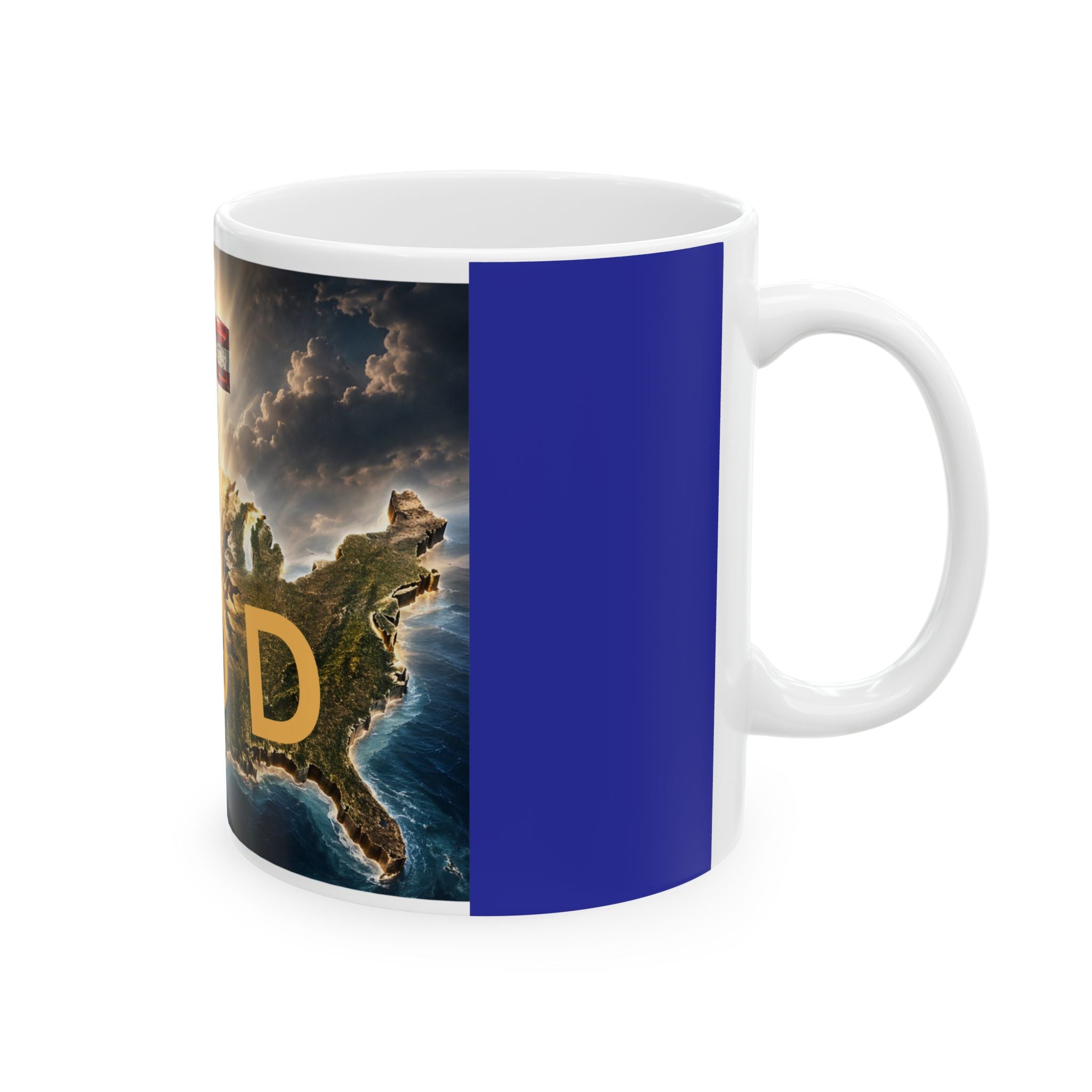 God Over America  Ceramic Mug, (11oz, 15oz)