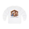 A Savior Is Born Nativity Christian Christmas Long Sleeve T-Shirt