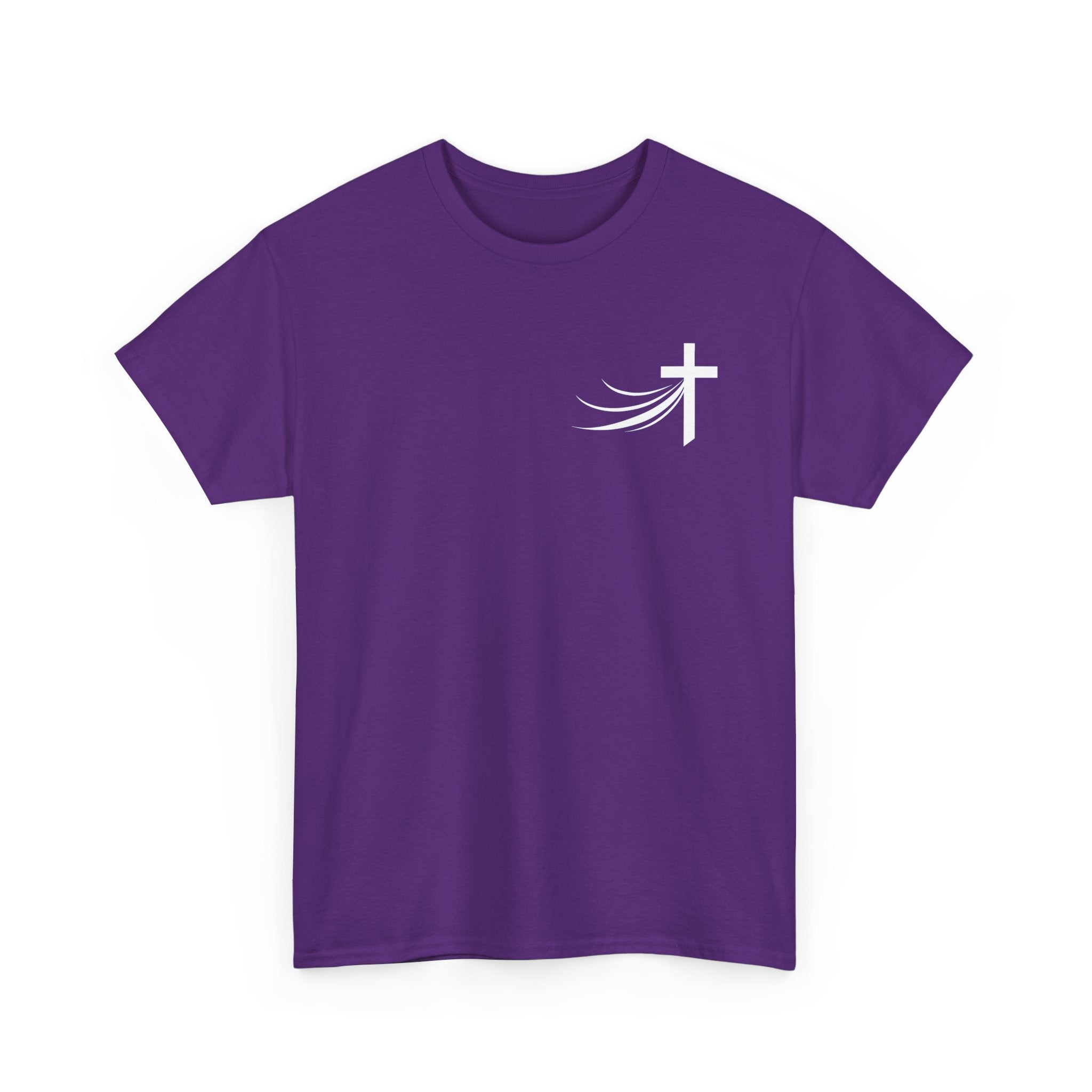 Christ Did It Christian T-Shirt – Cross & Swoosh Faith Tee