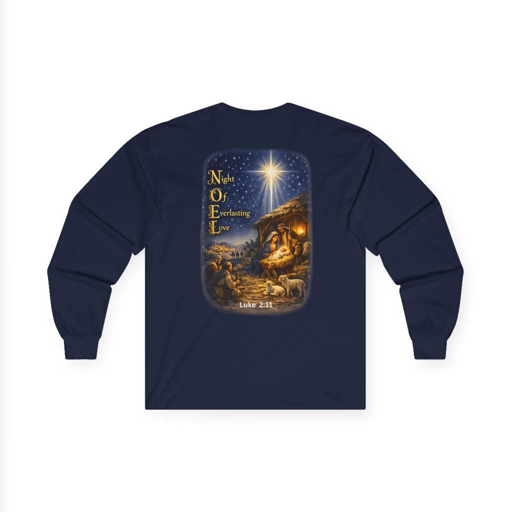 NOEL-Nativity Scene Ultra Cotton Long Sleeve Tee