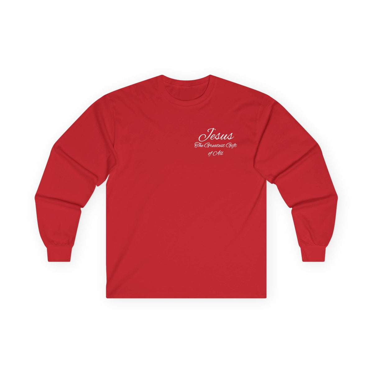 Christmas Wreath Christian Ultra Cotton Long Sleeve Tee