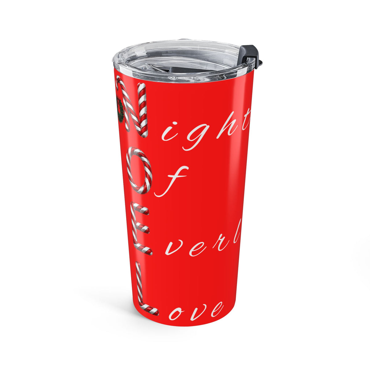 Night of Everlasting Love Christmas Tumbler 20oz