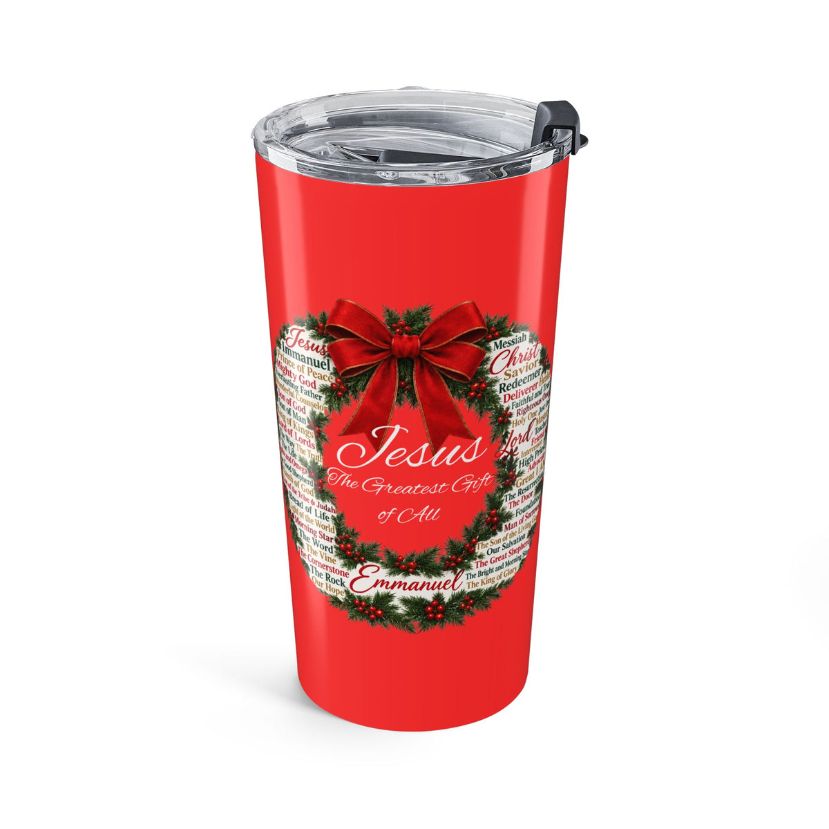 Jesus – The Greatest Gift of All Christmas Tumbler 20oz