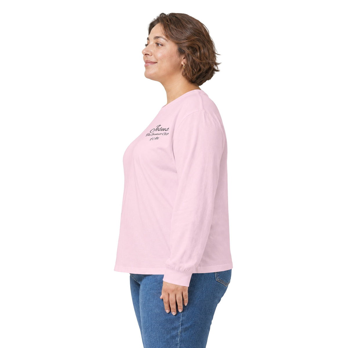 Christmas Wreath Christian Ultra Cotton Long Sleeve Tee