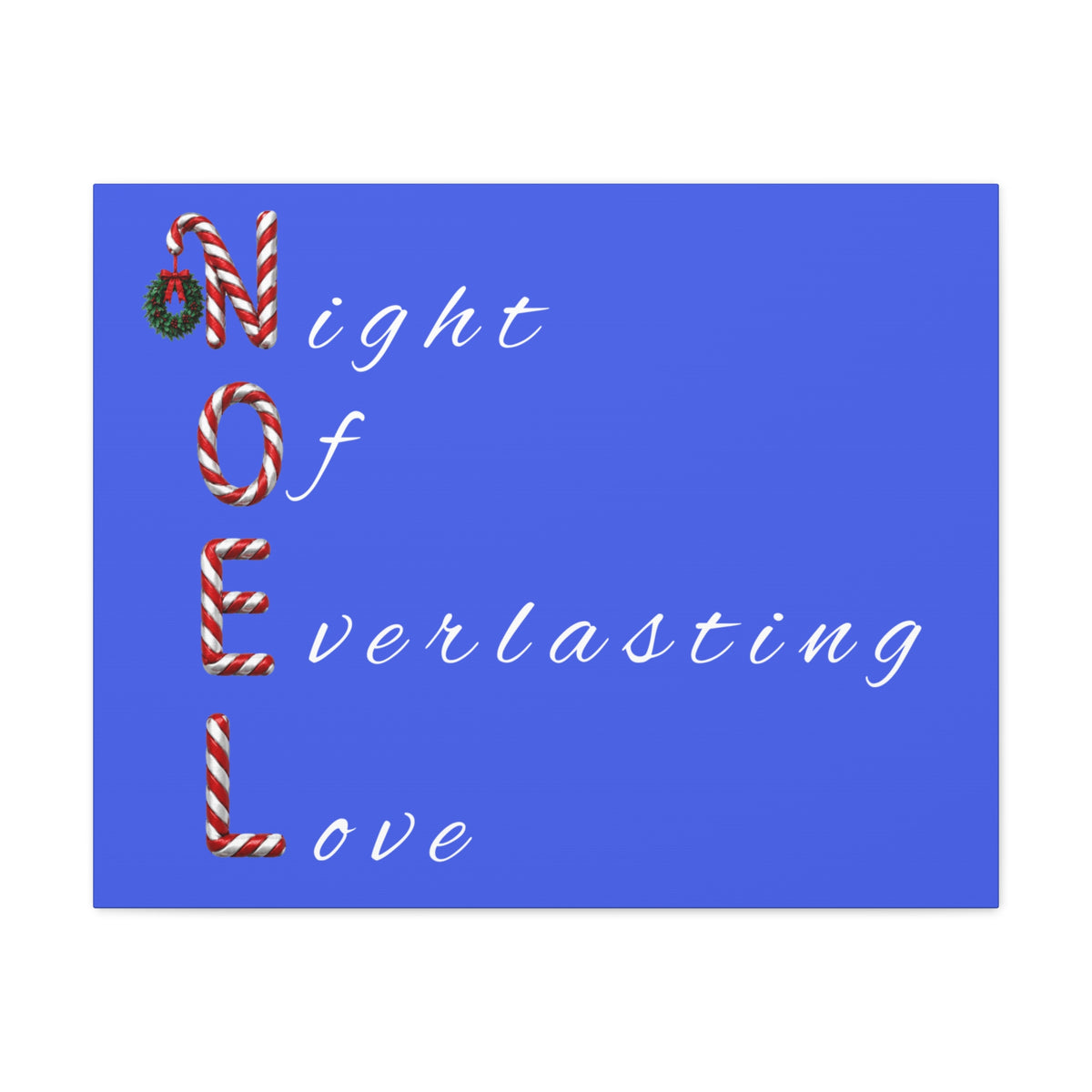 Night of Everlasting Love Christmas Canvas Wall Art, Matte Canvas, Stretched, 1.25"