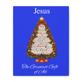 Jesus – The Greatest Gift of All | Christian Christmas Tree Wall Art, Matte Canvas, Stretched, 1.25"