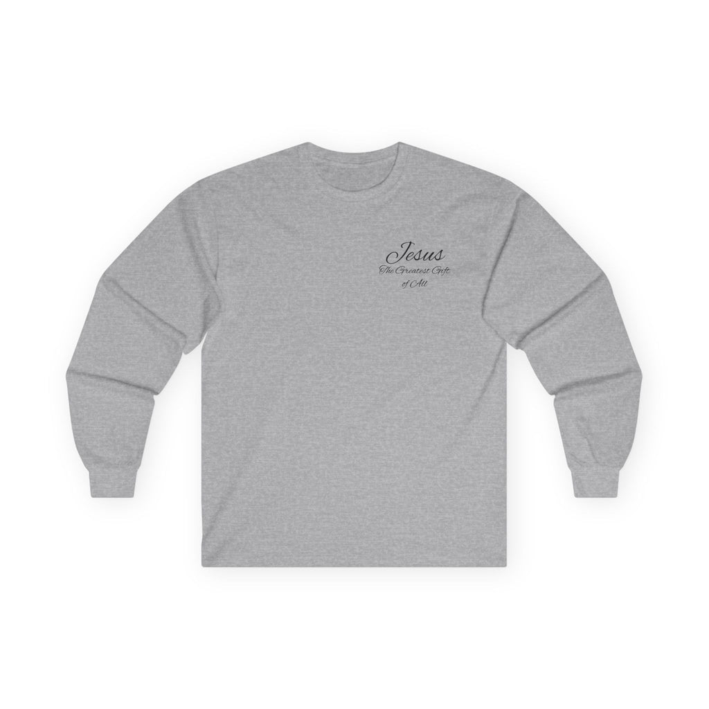Christmas Wreath Christian Ultra Cotton Long Sleeve Tee