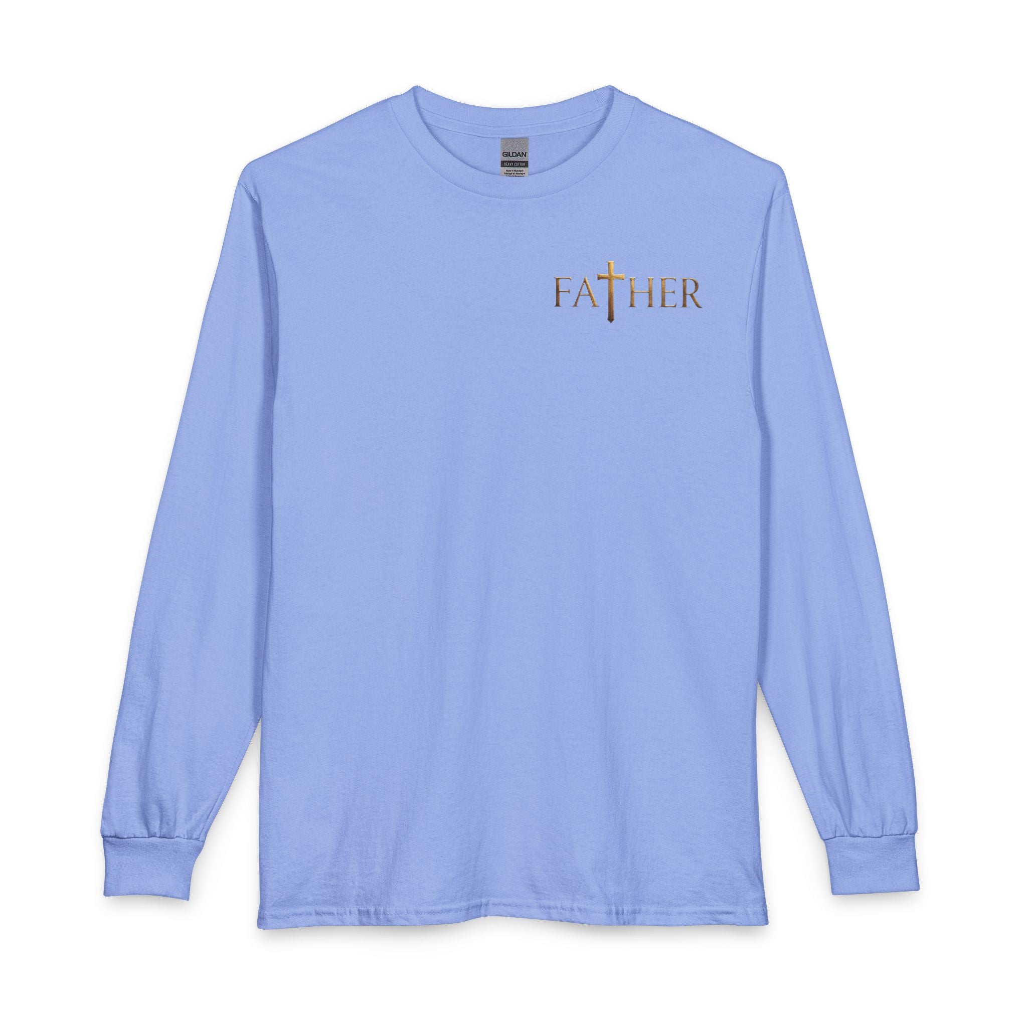 Faithful Father Christian Long Sleeve Shirt – Inspirational Dad Acrostic Sunset Design Unisex Long Sleeve T-Shirt
