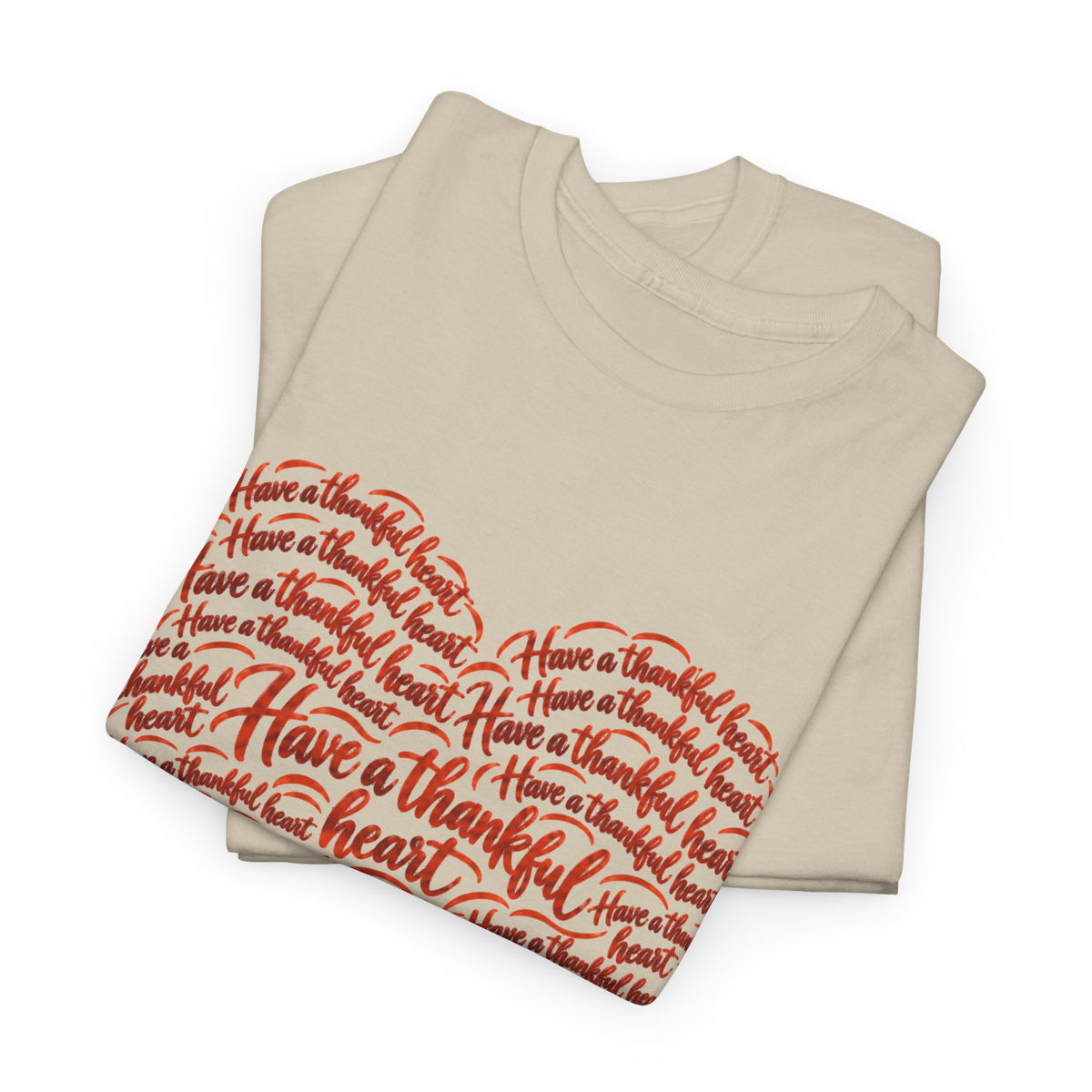 Have a Thankful Heart Christian Short Sleeve T-Shirt – 1 Thessalonians 5:18-Unisex Heavy Cotton Tee