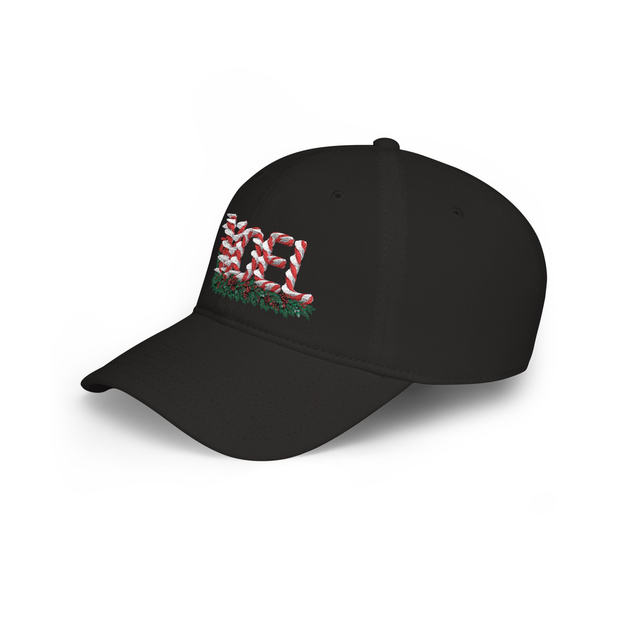 Noel Candy Cane Embroidered Christmas Hat – Festive Holiday Cap for Winter Gatherings Low Profile Baseball Cap