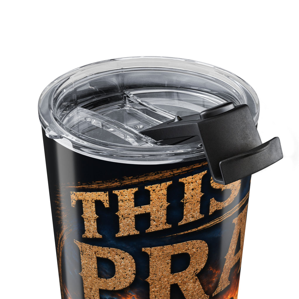 Faithful Father 20oz Christian Tumbler – Inspirational Faith Based Travel Tumbler 20oz