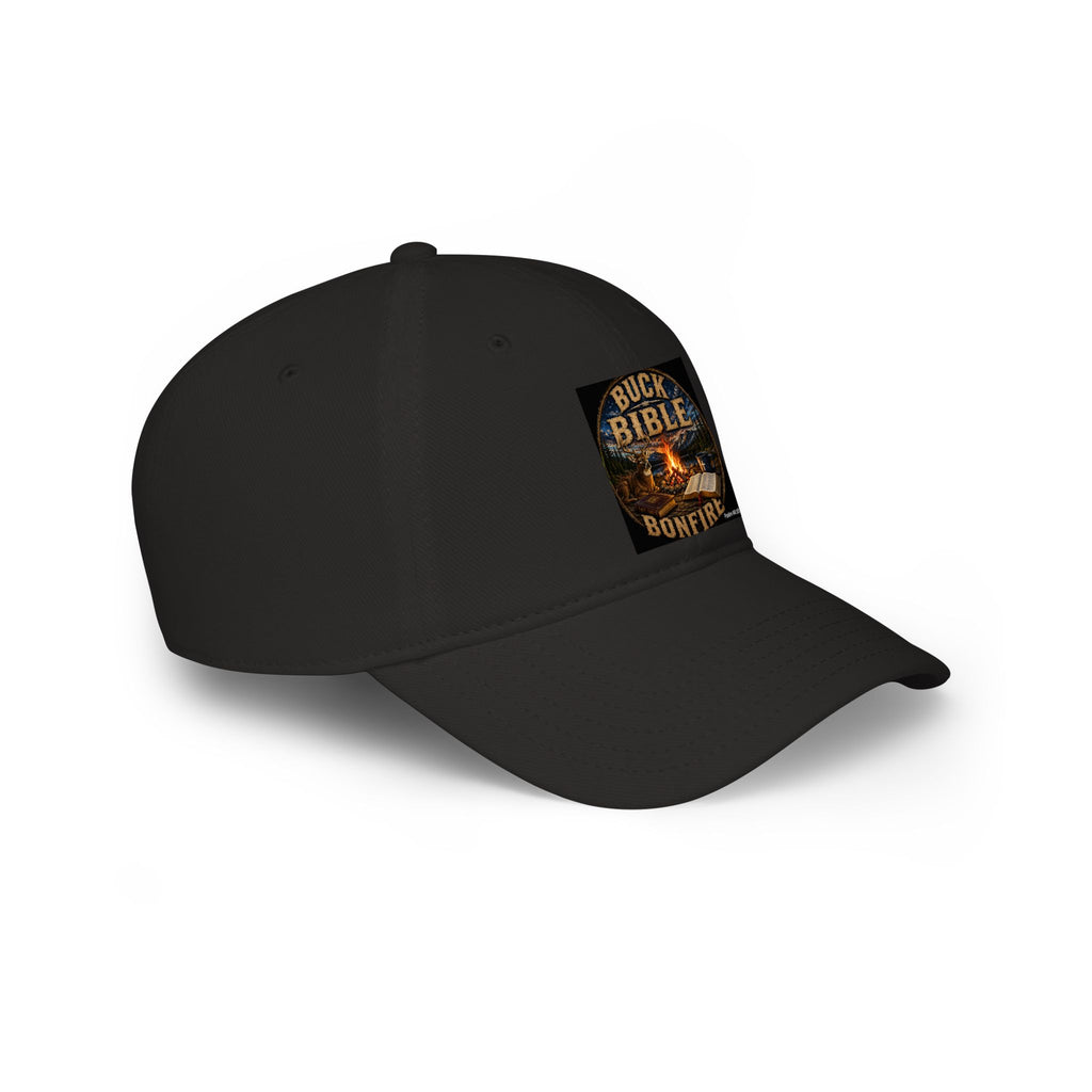 Buck Bible Bonfire Christian Baseball Cap – Faith Based Outdoor Dad  Low Profile Baseball Cap