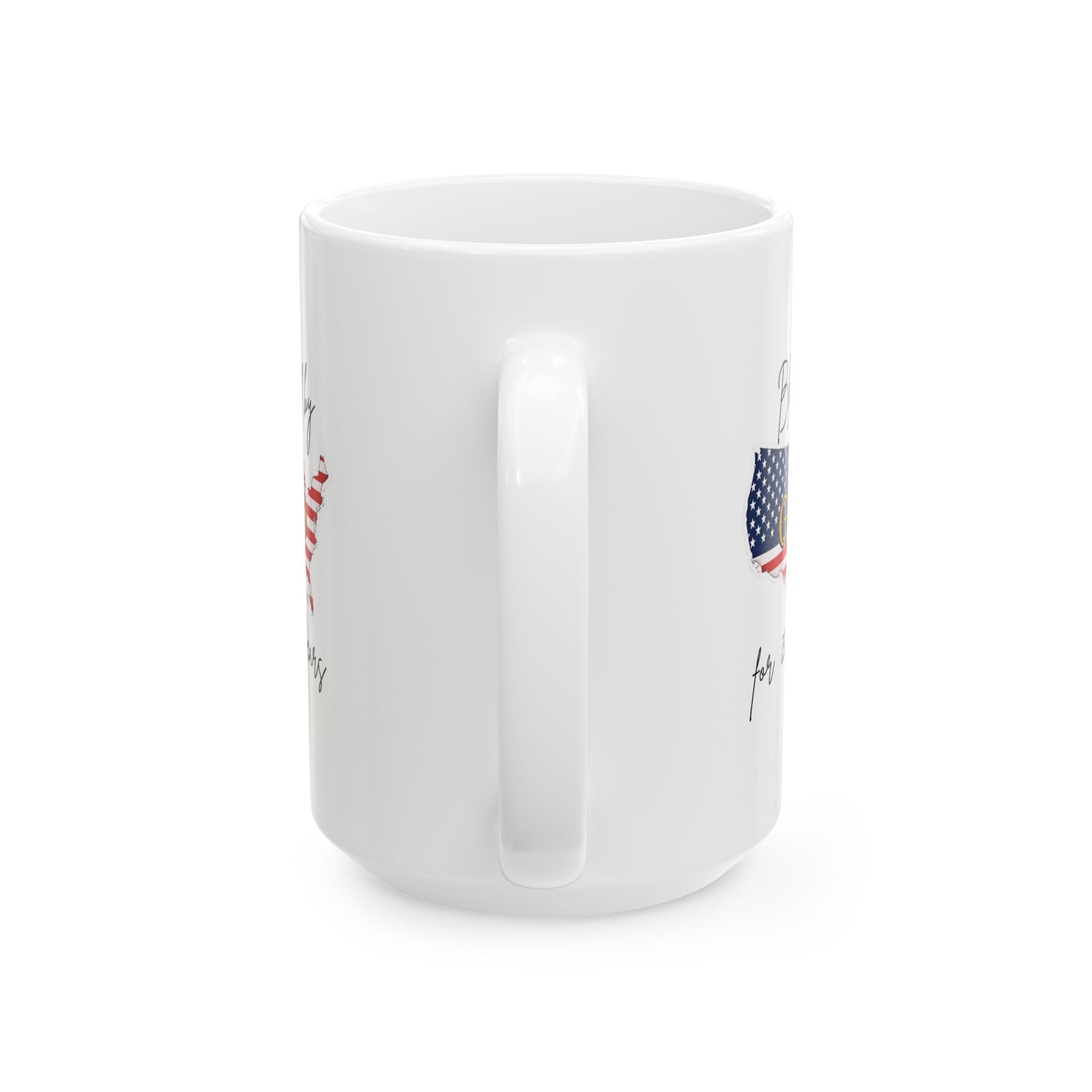 Blessed by God- 250Years USA Patriotic Ceramic Mug, (11oz, 15oz)