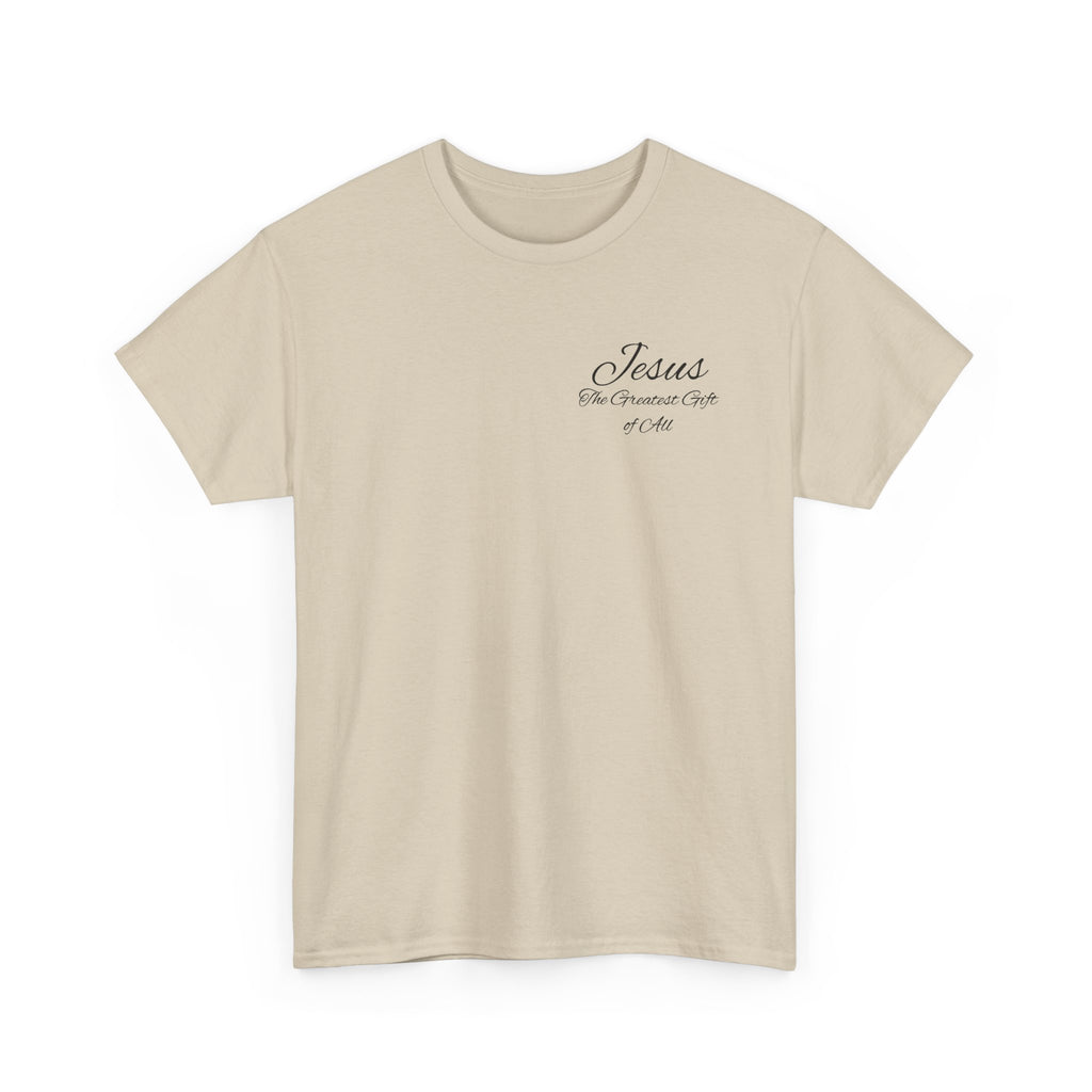 Jesus - Greatest Gift of All Christmas Wreath T-Shirt