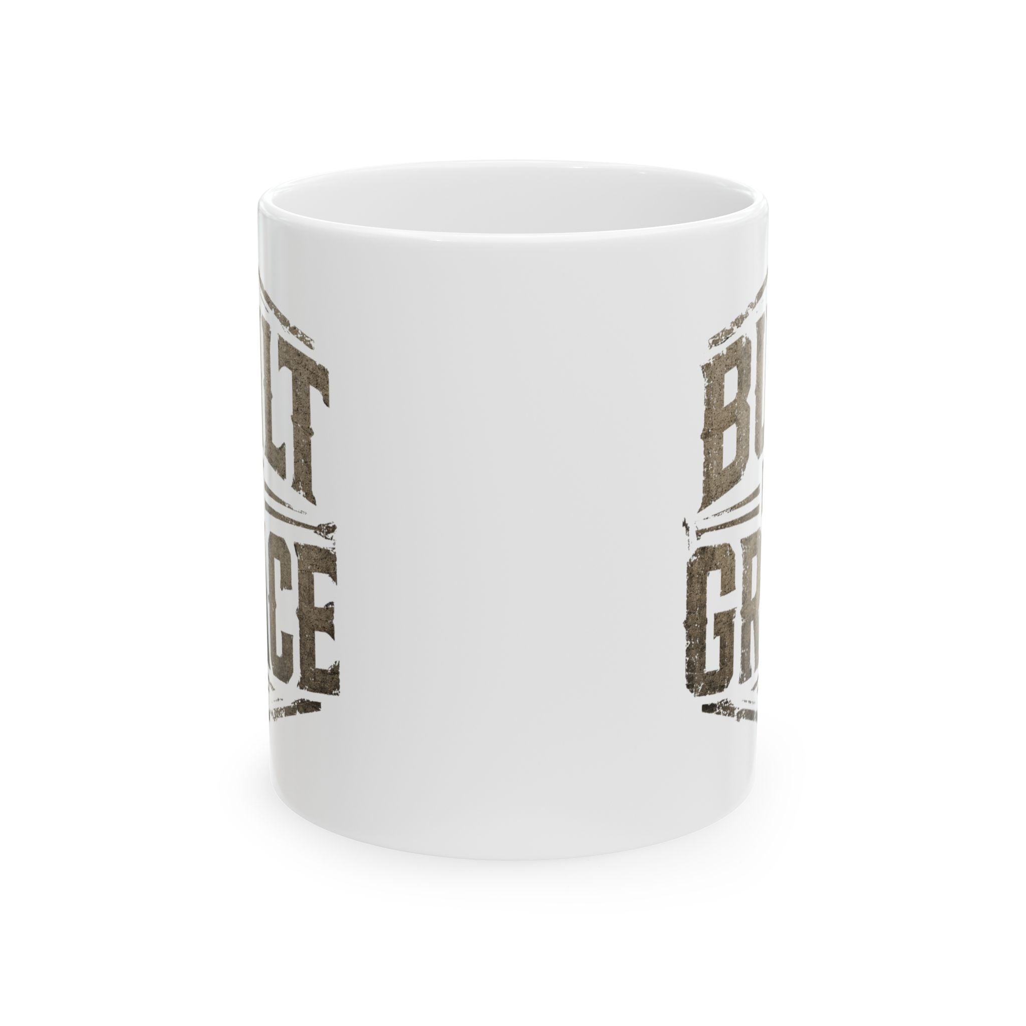 Built By Grace Christian Coffee Mug – Faith Based Ceramic Mug  (11oz, 15oz)