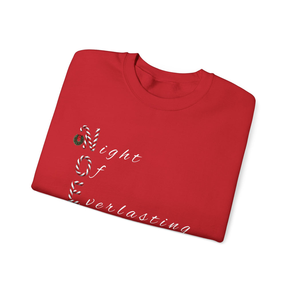 Night of Everlasting Love Christmas Crewneck Sweatshirt