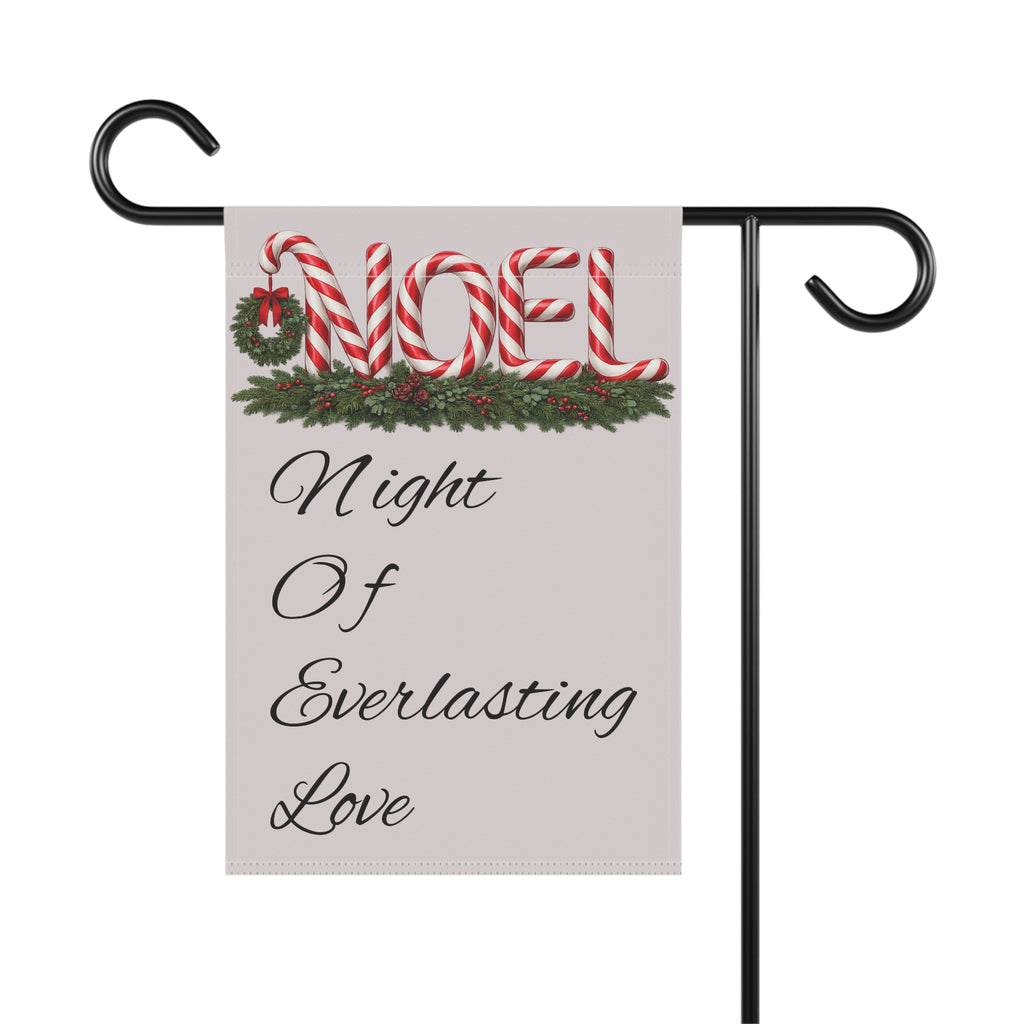 Noel Night of Everlasting Love Christmas Garden Flag