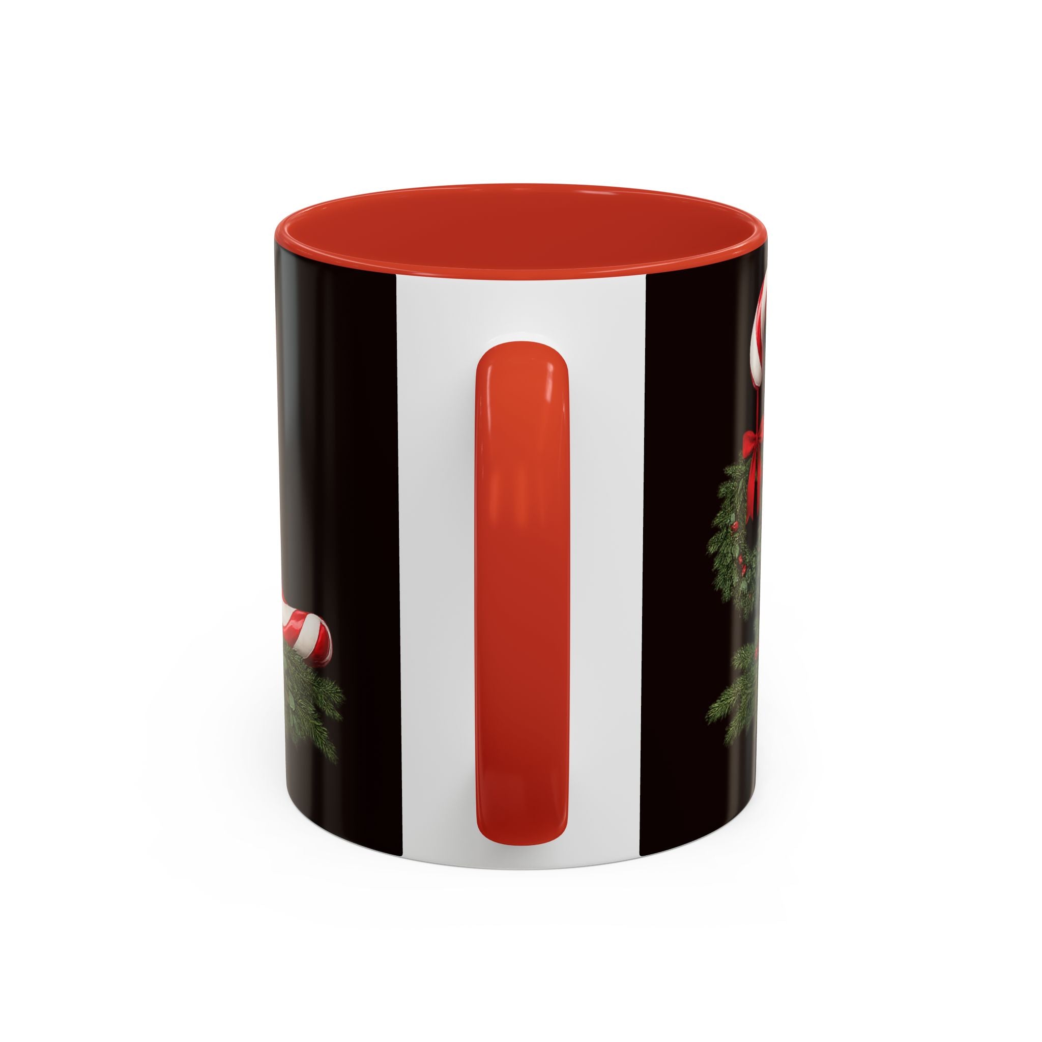 NOEL Candy Cane Christmas Mug – Festive Holiday Coffee Cup  (11, 15oz)