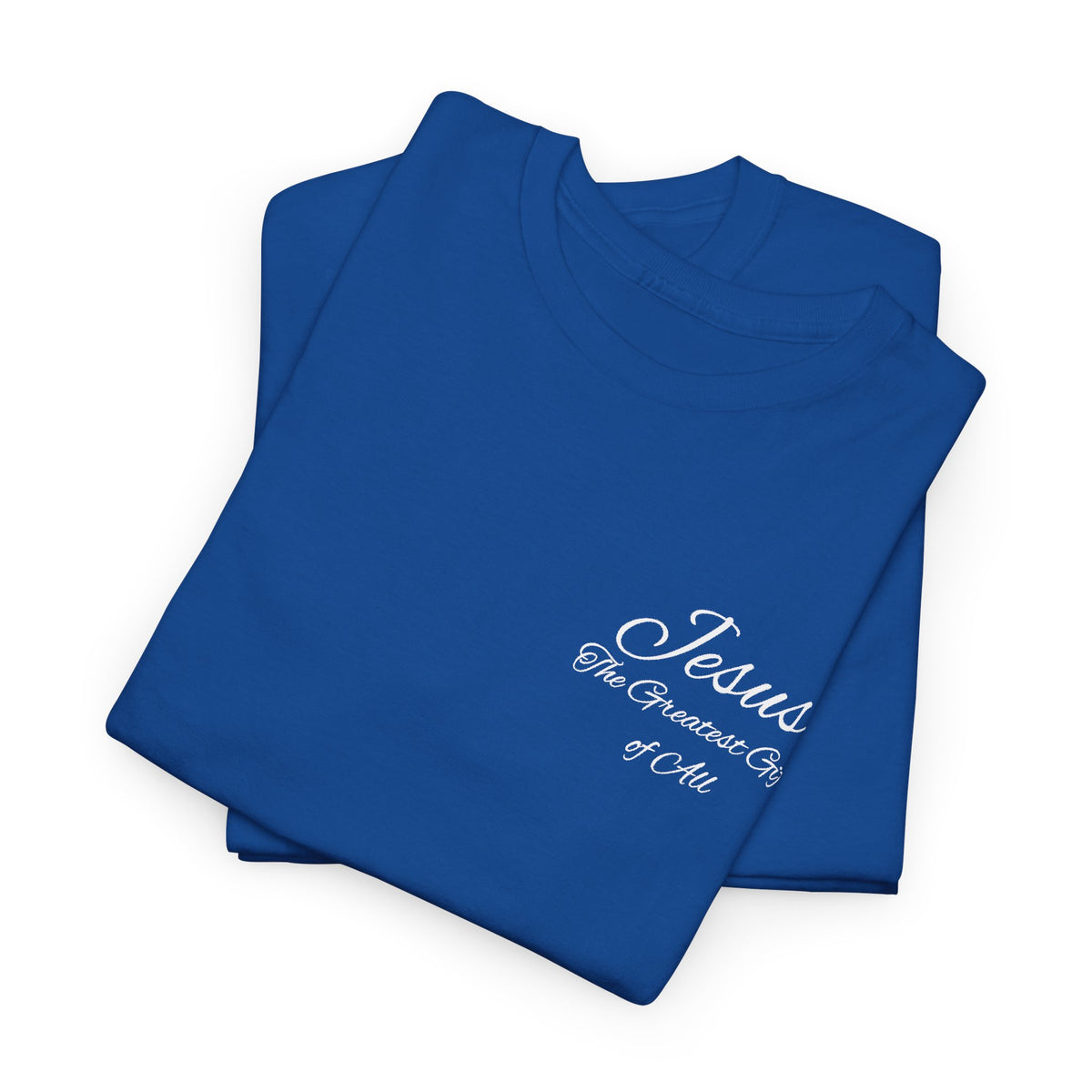 Christmas Wreath Christian Heavy Cotton Tee