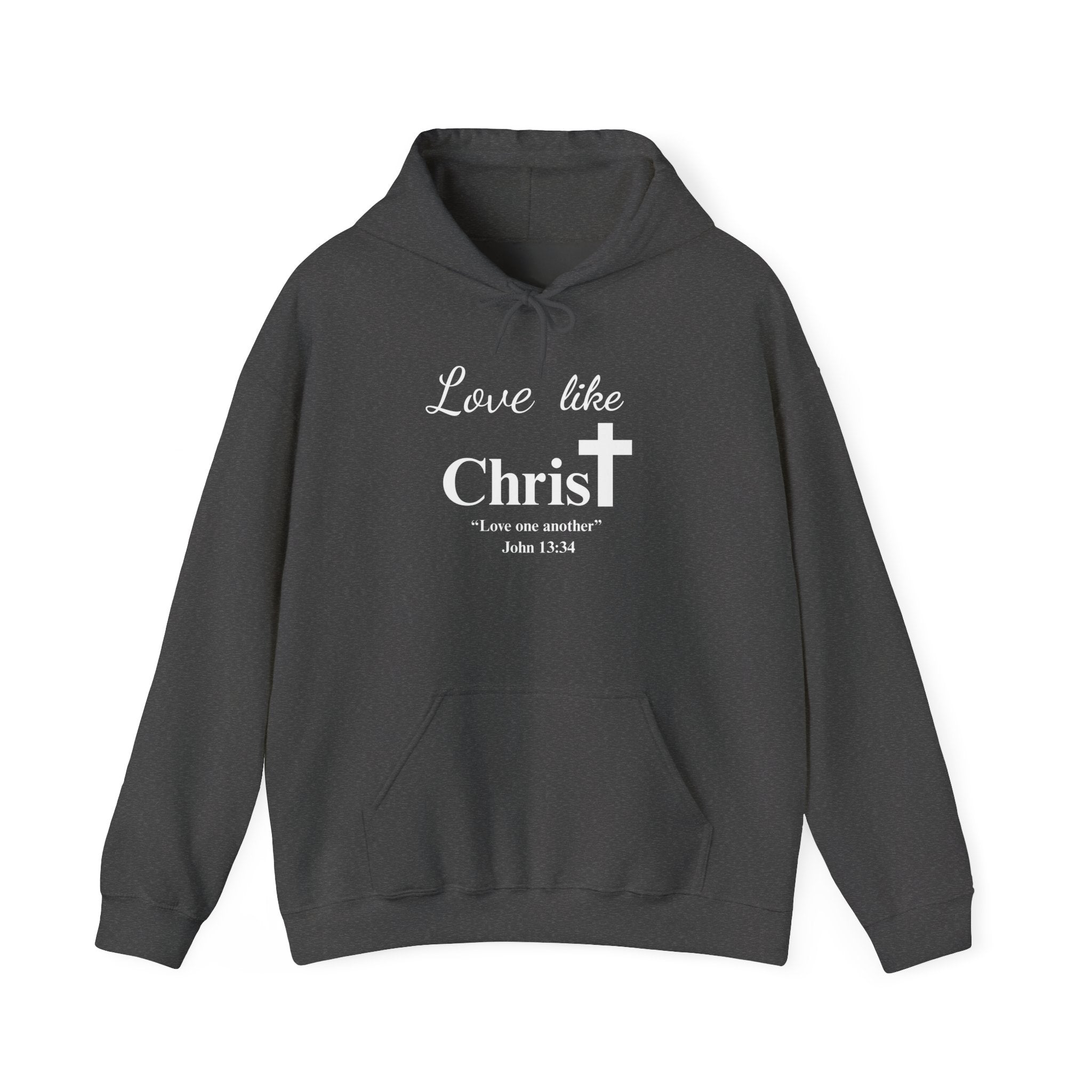 Love Like Christ Christian Hooded Sweatshirt