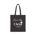 Love Like Christ Christian Cotton Canvas Tote Bag