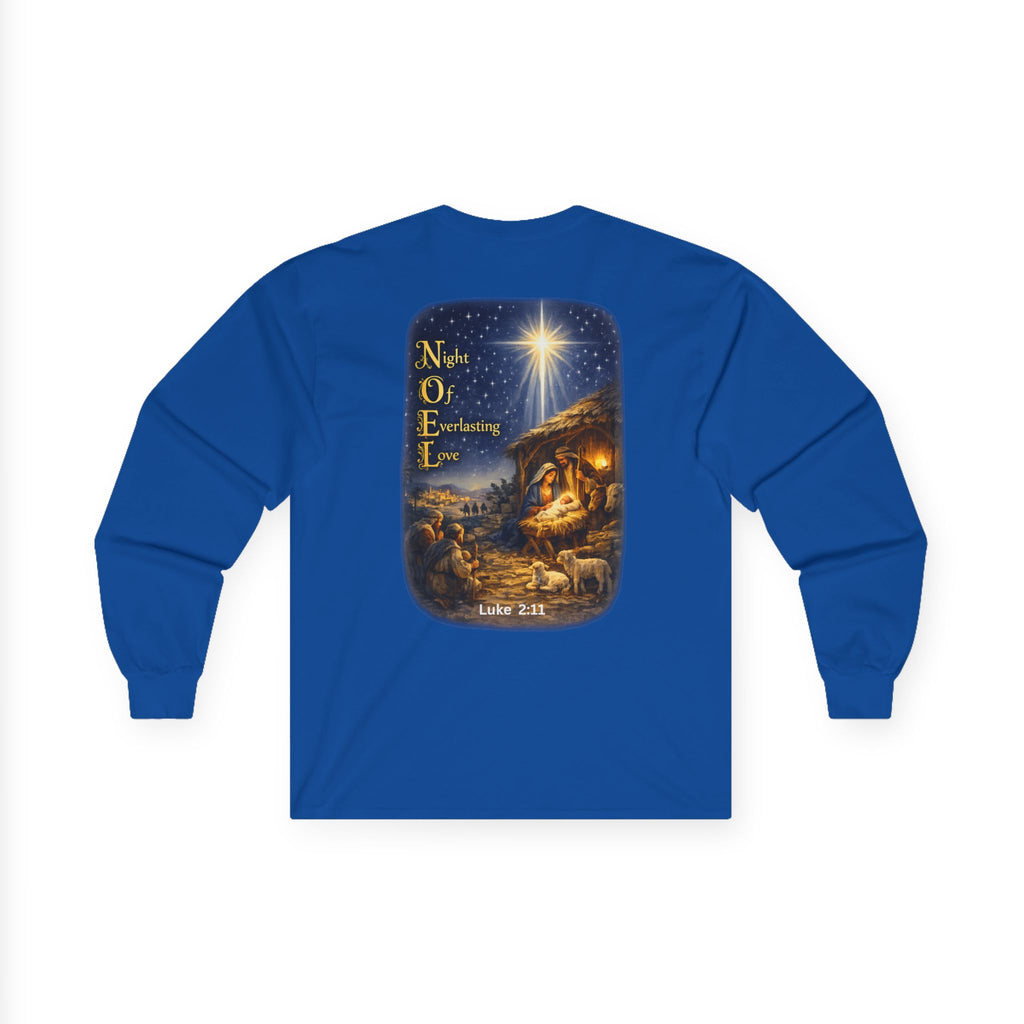 NOEL-Nativity Scene Ultra Cotton Long Sleeve Tee