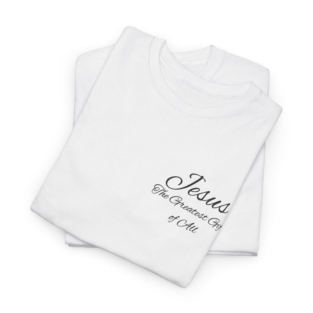 A Savior Is Born Nativity Christmas Heavy Cotton Tee