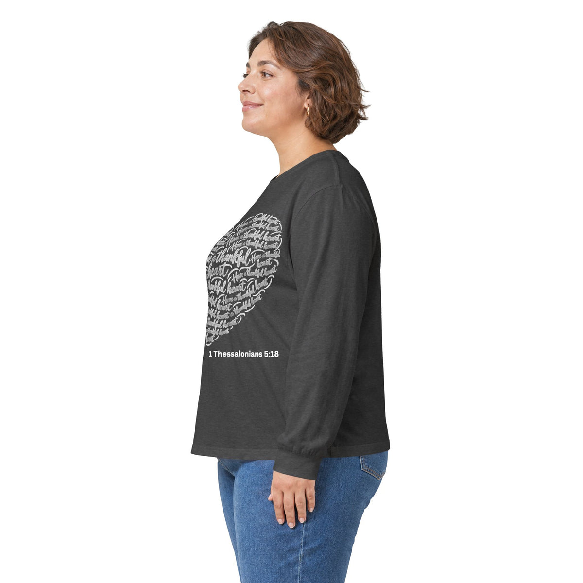 Have a Thankful Heart – Christian Faith-Inspired Long Sleeve T-Shirt-Unisex Ultra Cotton Long Sleeve Tee