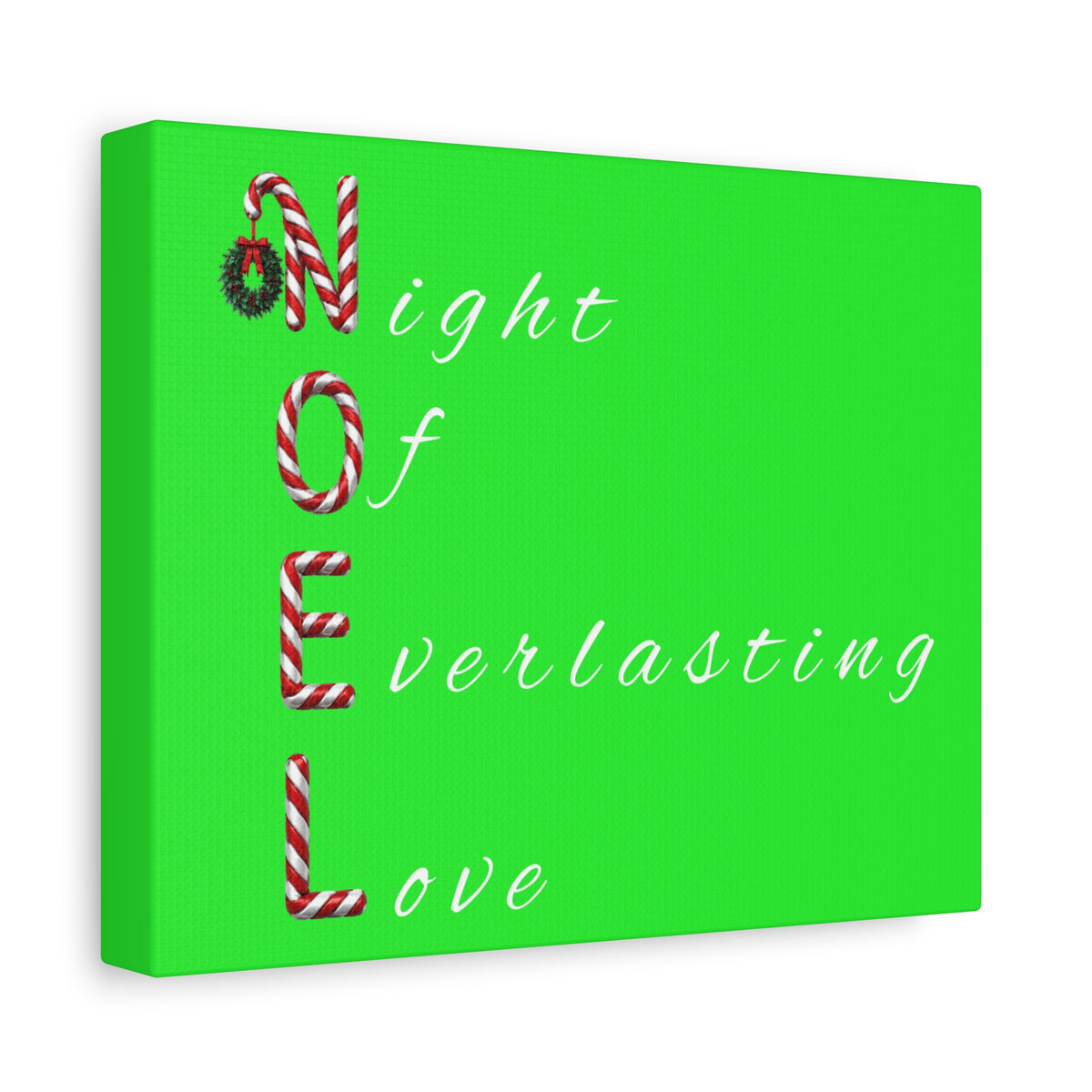 Night of Everlasting Love Christmas Canvas Wall Art, Matte Canvas, Stretched, 1.25"
