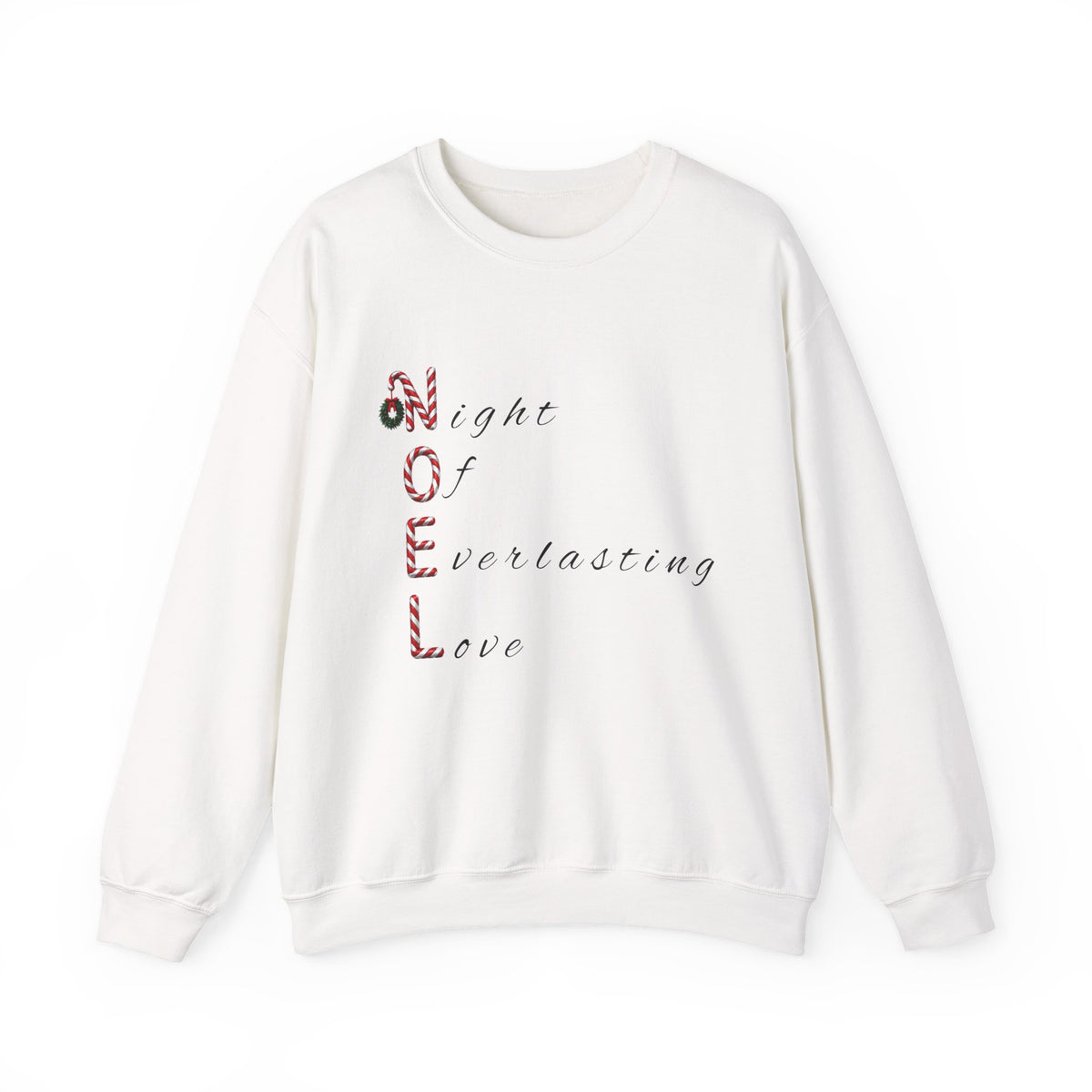 Night of Everlasting Love Christmas Sweatshirt Crewneck Sweatshirt