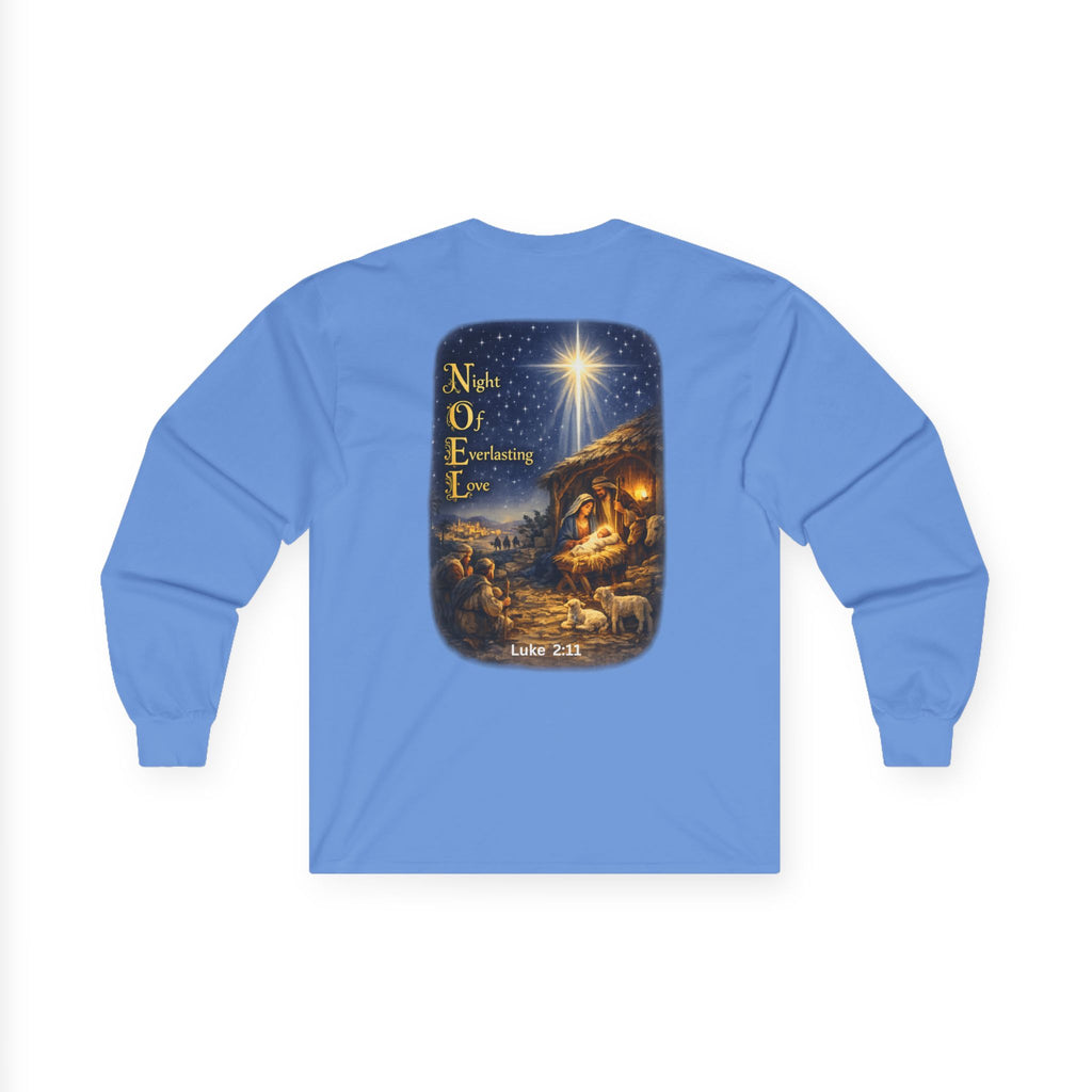 NOEL-Nativity Scene Ultra Cotton Long Sleeve Tee