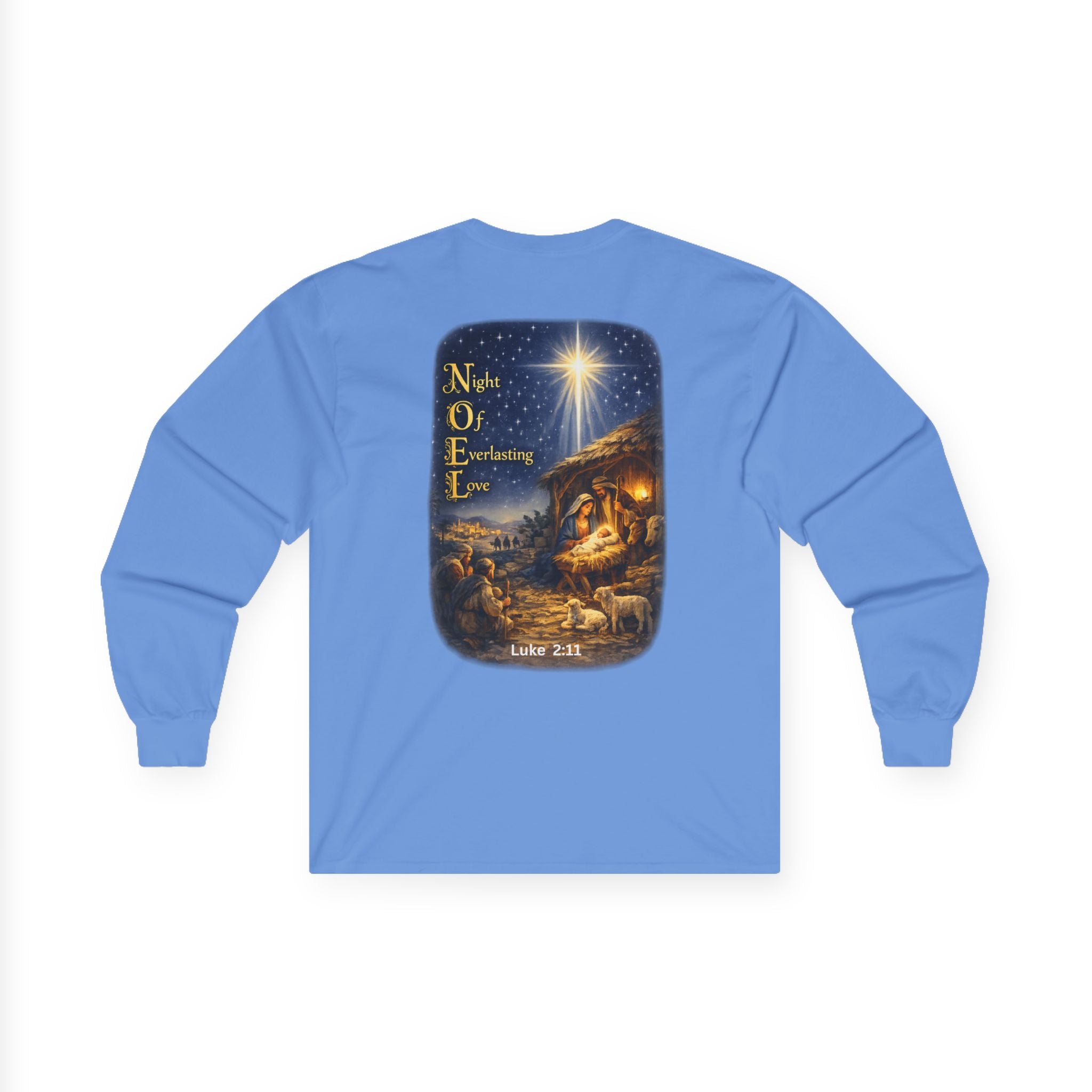 NOEL-Nativity Scene Ultra Cotton Long Sleeve Tee