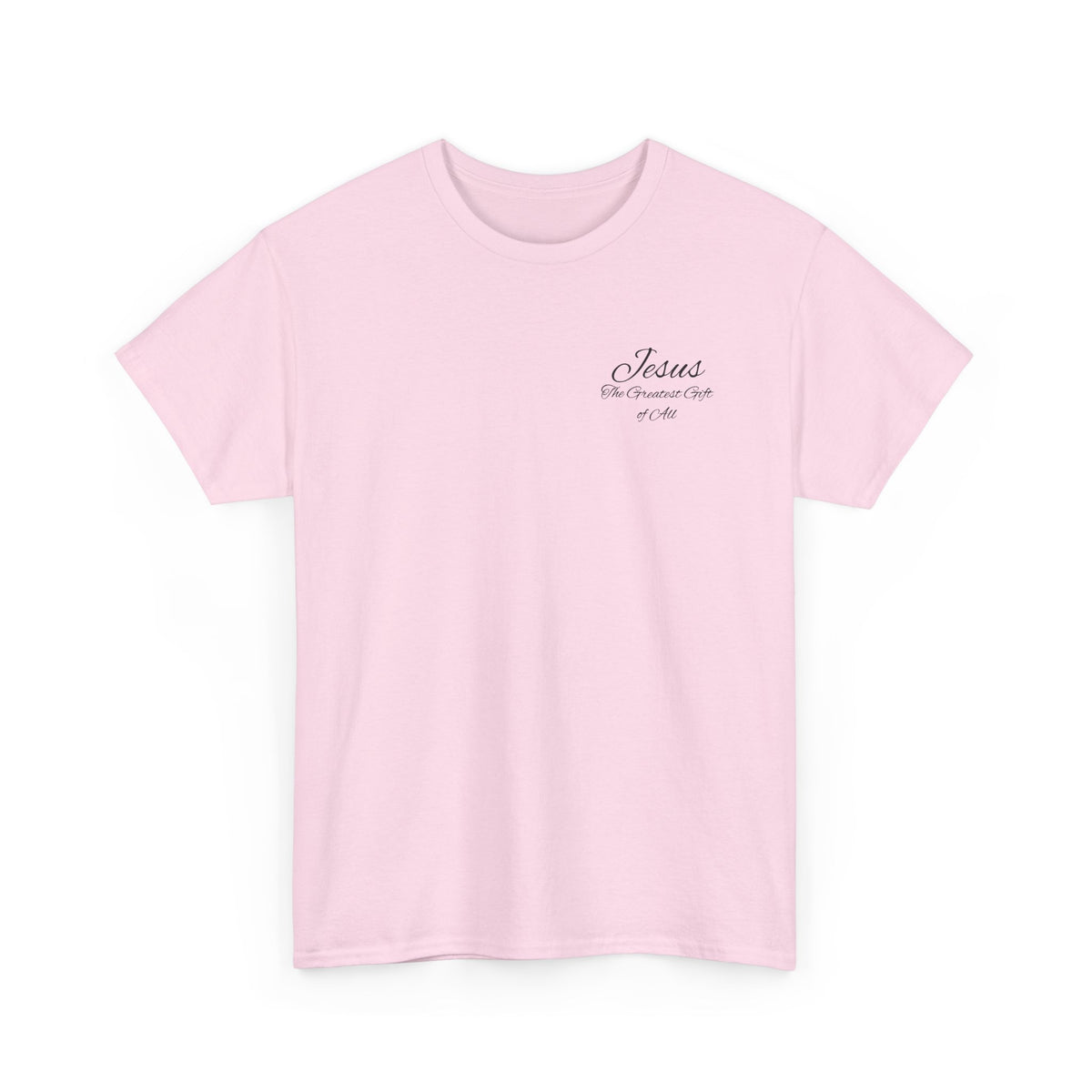 Christmas Wreath Christian Heavy Cotton Tee