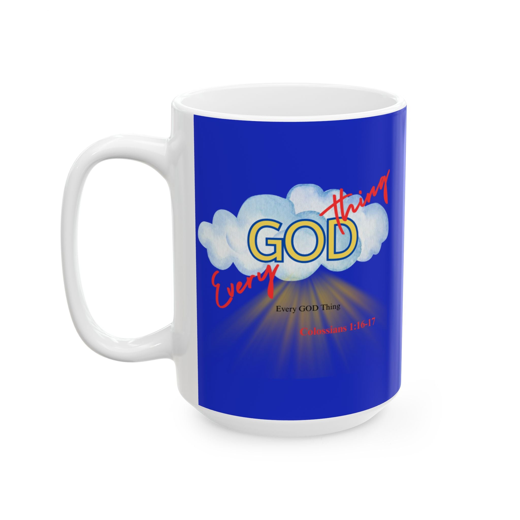Blessed by God – 250 Years USA Patriotic Ceramic Mug, (11oz, 15oz)