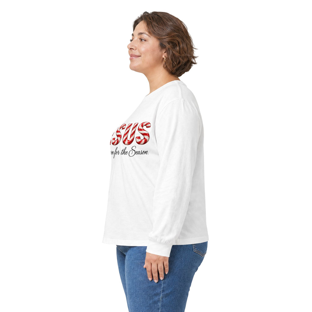 Jesus – The Reason for the Season Christmas Long Sleeve Shirt - Unisex Ultra Cotton Long Sleeve Tee