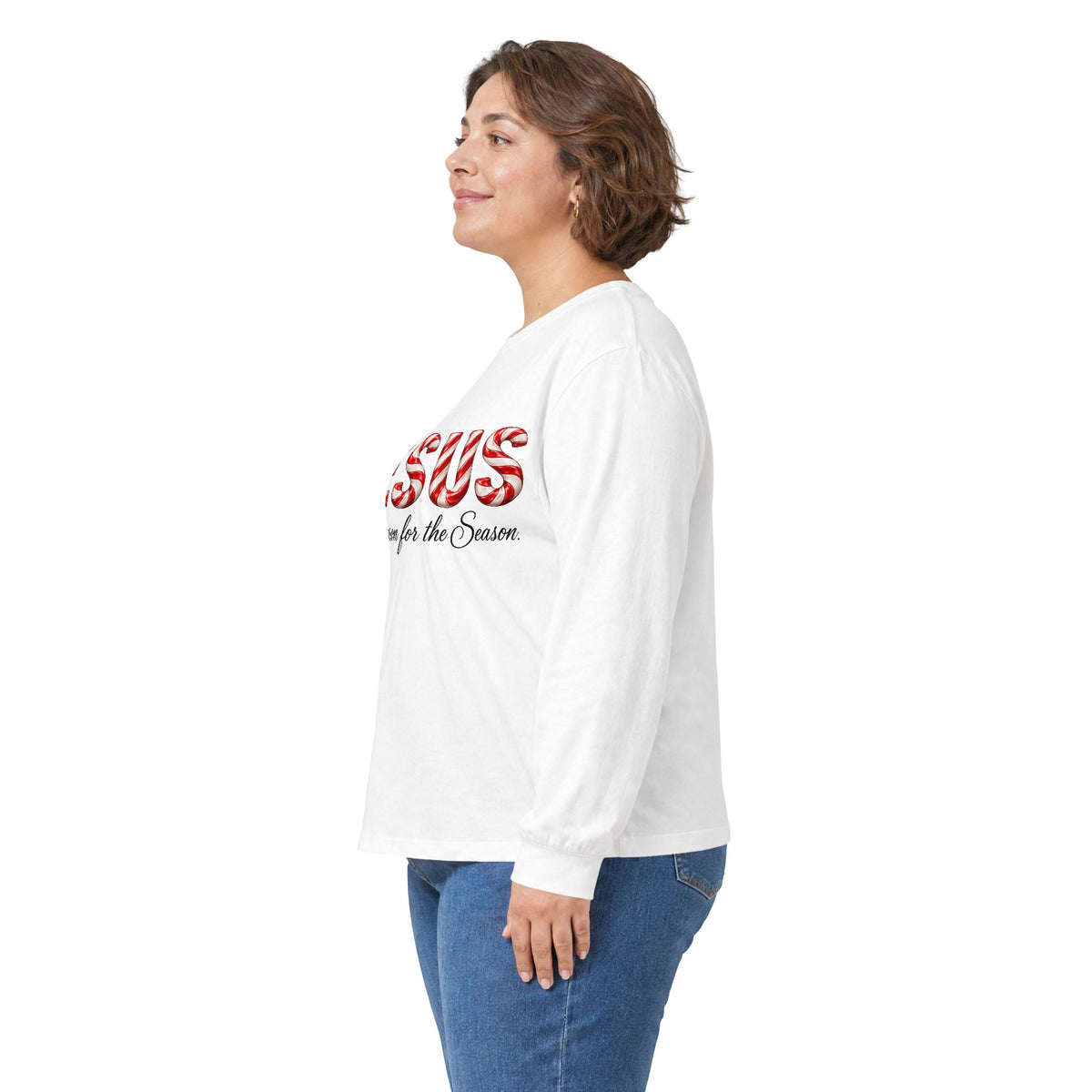 Jesus – The Reason for the Season Christmas Long Sleeve Shirt - Unisex Ultra Cotton Long Sleeve Tee