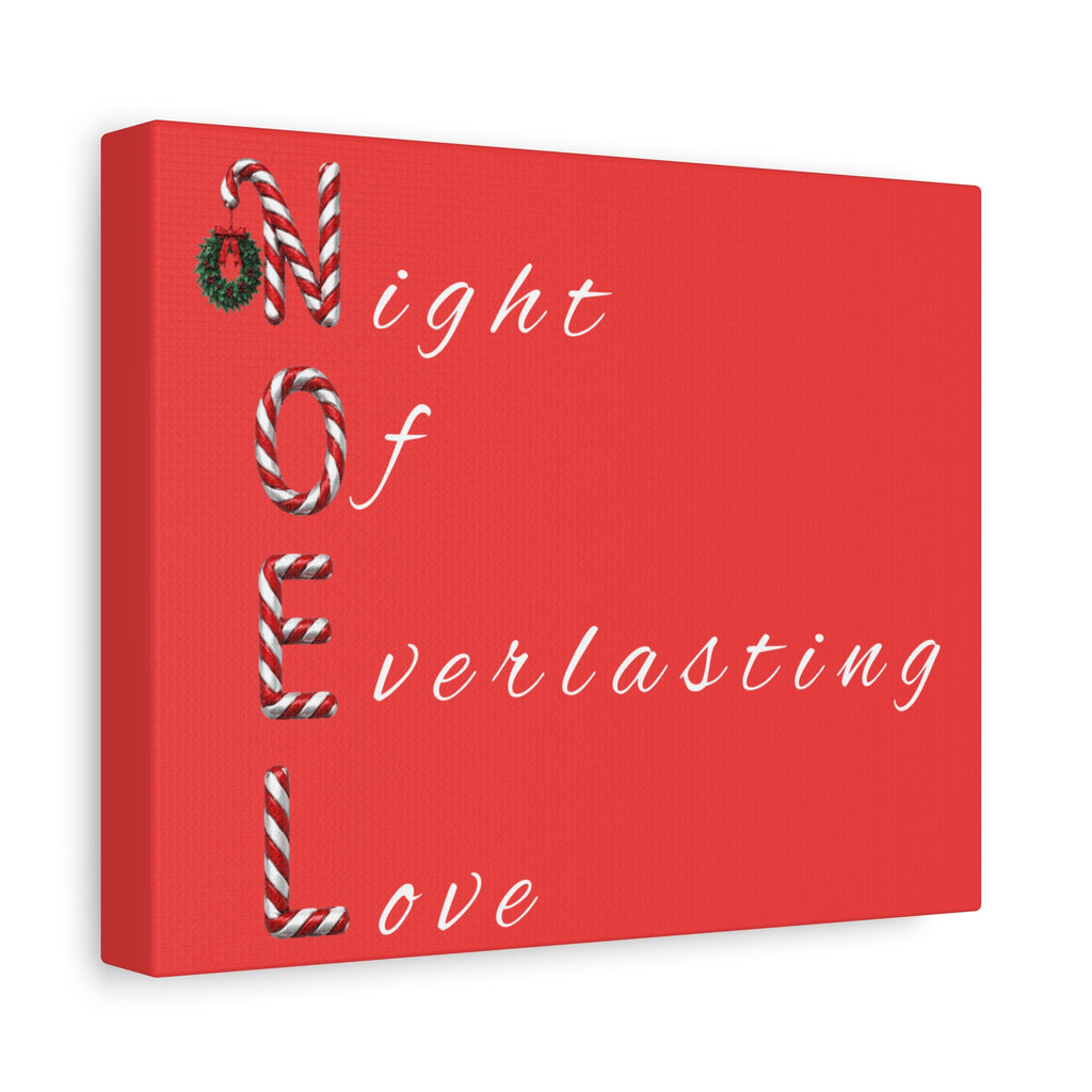 Night of Everlasting Love Christmas Canvas Wall Art, Matte Canvas, Stretched, 1.25"