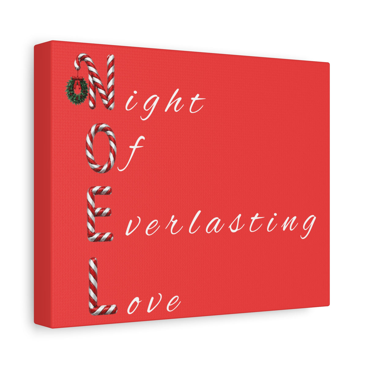 Night of Everlasting Love Christmas Canvas Wall Art, Matte Canvas, Stretched, 1.25"