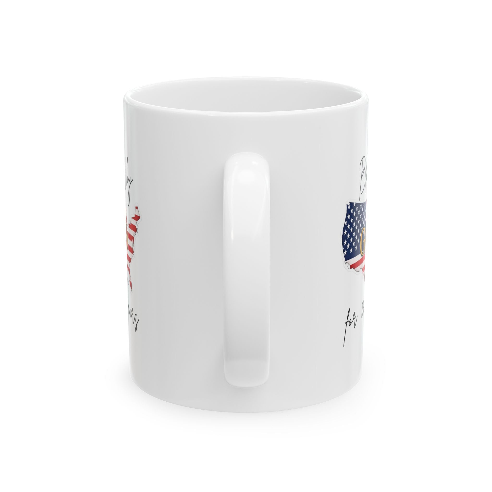 Blessed by God- 250Years USA Patriotic Ceramic Mug, (11oz, 15oz)