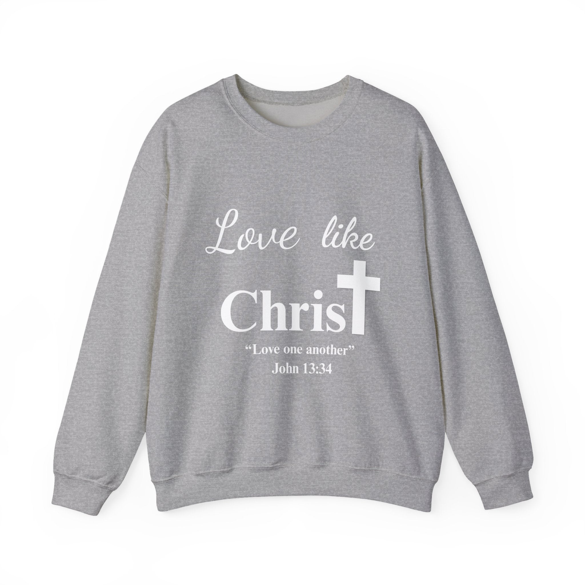 Love Like Christ Christian Crewneck Sweatshirt