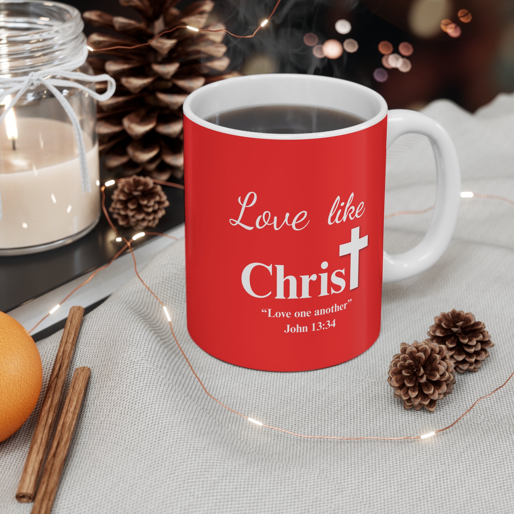 Love Like Christ Christian Coffee Mug 11oz