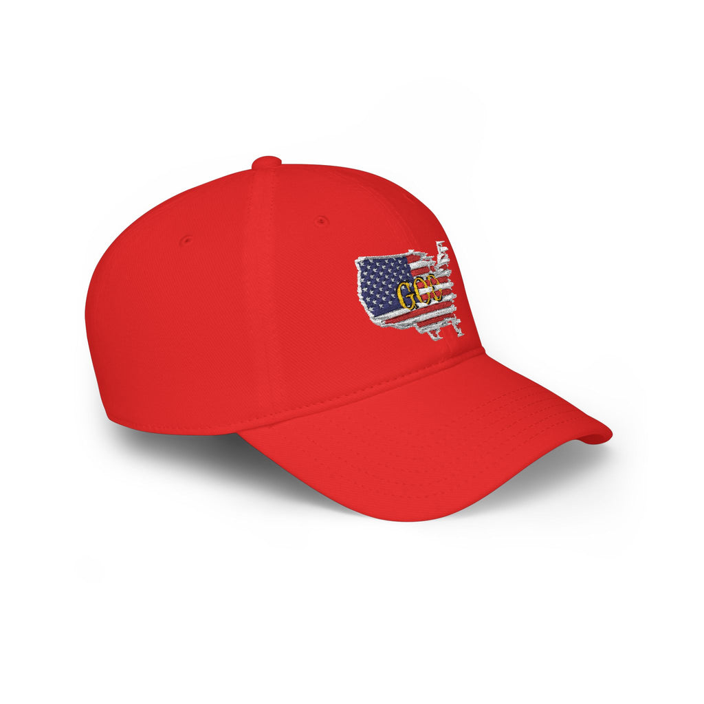 God Bless America USA Embroidered Patriotic Dad Hat – Christian Faith Low Profile Baseball Cap