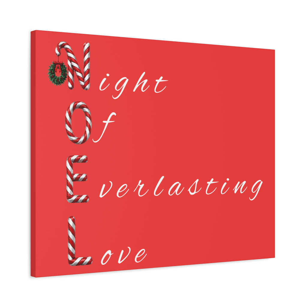 Night of Everlasting Love Christmas Canvas Wall Art, Matte Canvas, Stretched, 1.25"