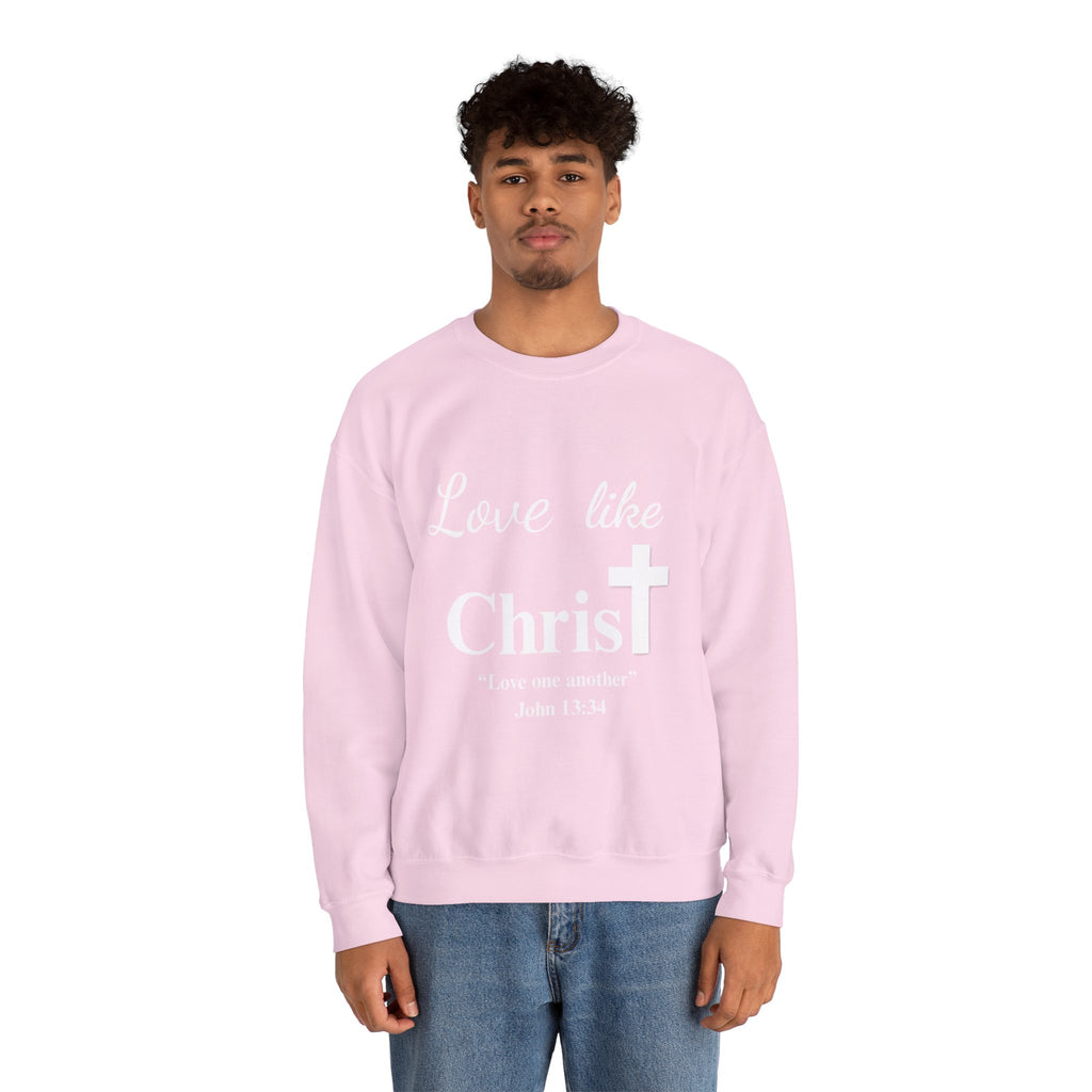 Love Like Christ Christian Crewneck Sweatshirt